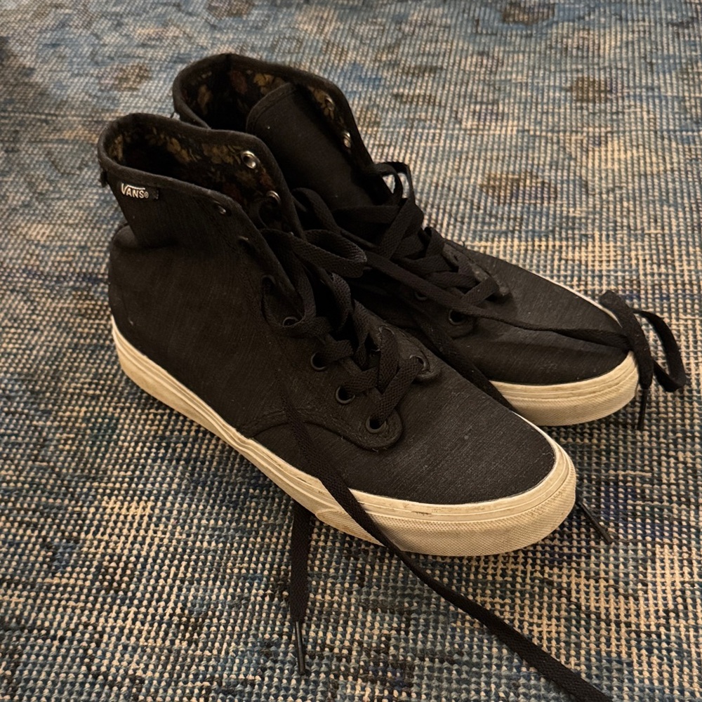 Vans dark gray/ black Canvas High-Tops
